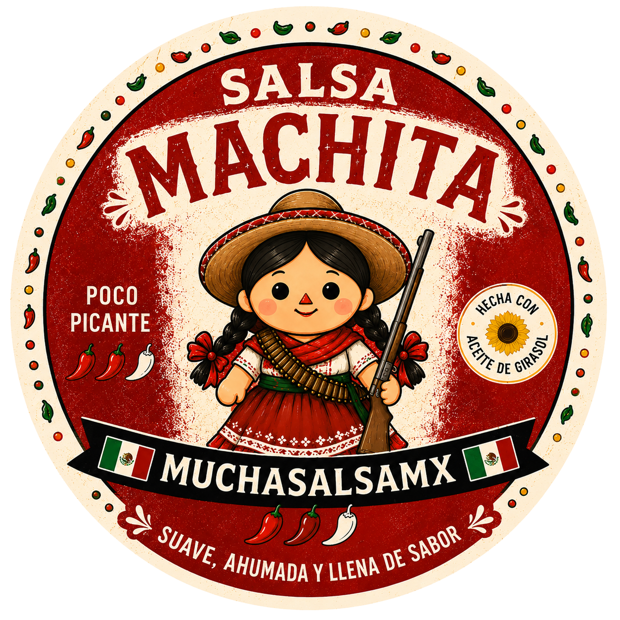 Etiqueta Salsa Machita
